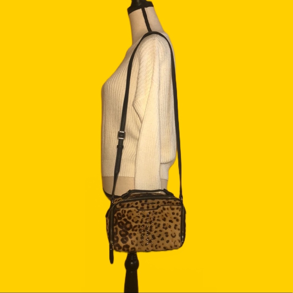 NINE WEST cow fur crossbody bag - Picture 1 of 14